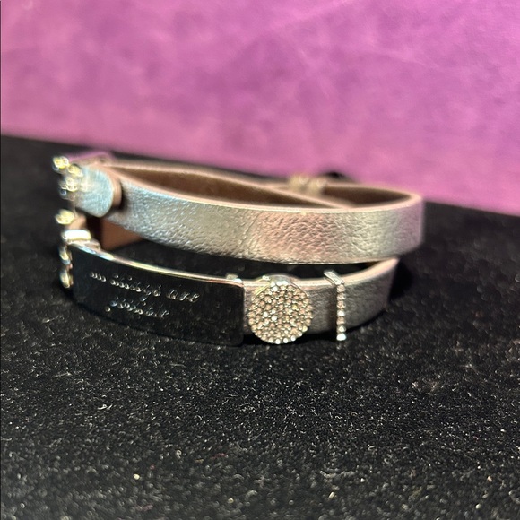 Silver Inspirational Wrap Bracelet - "All Things Are Possible" - Keep Collective - Picture 2 of 11